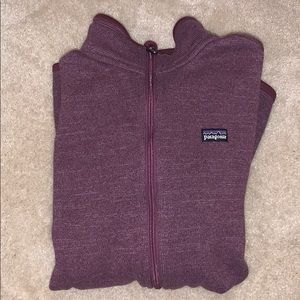 Patagonia Long-Sleeve Zip-up, Size L, Purple
